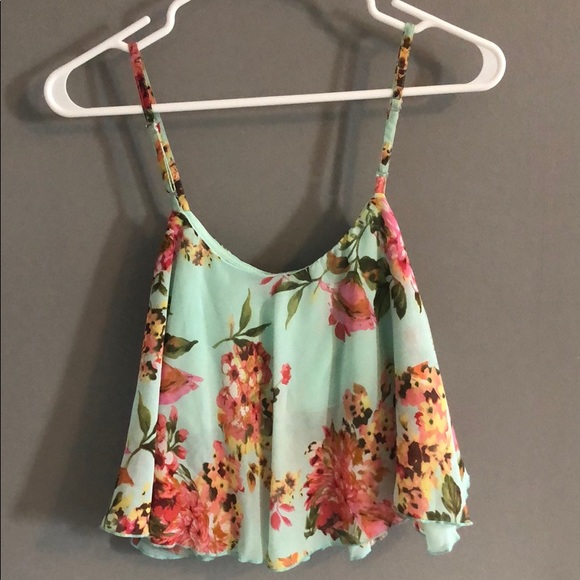 Floral crop top - Picture 2 of 3